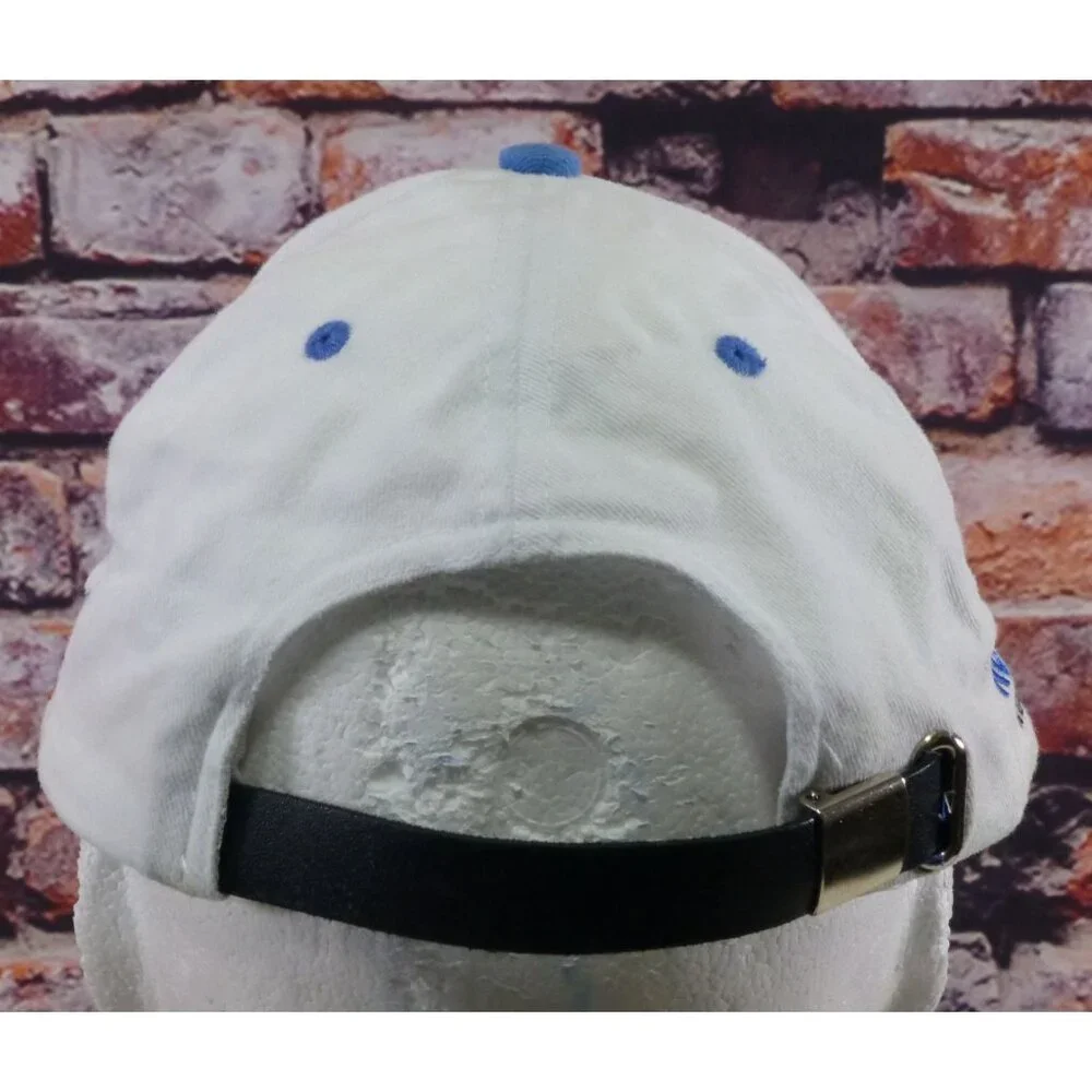 Vintage ARA Kool Seal Challenge Racing Hat White & Blue Embroidered Adjustable S